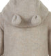 Melange Off White Soft Wool Jumpsuit with Ears by Mikk-Line