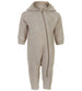 Melange Off White Soft Wool Jumpsuit with Ears by Mikk-Line