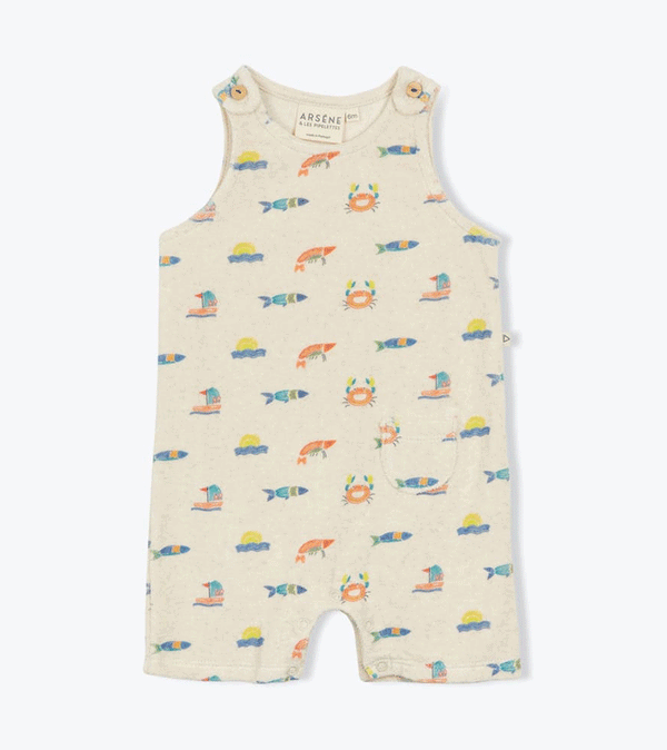 Fish Terry Jumpsuit by Arsene et Les Pipelettes