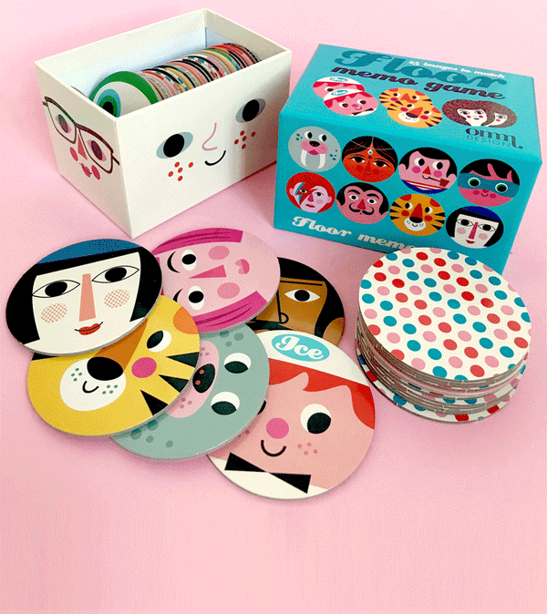 Round Face Floor Memo by Ingela P Arrhenius