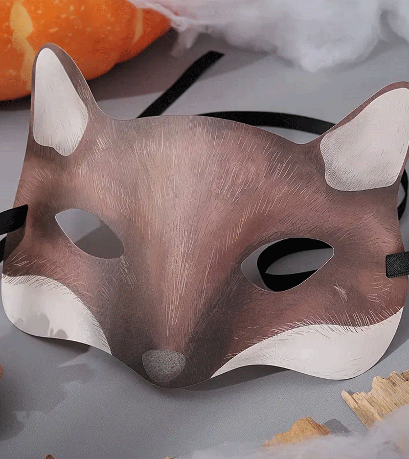 Fox Woodland Paper Mask