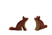 Wooden Sitting Fox by Holzwald
