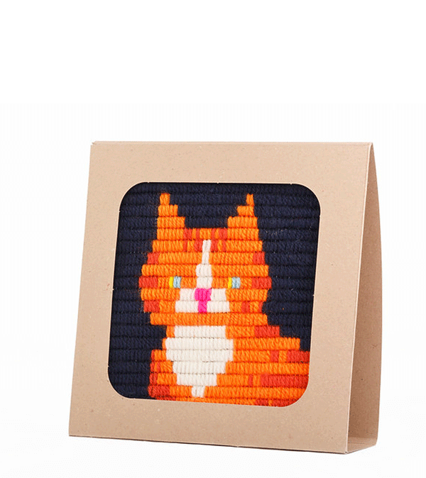 Ginger Cat Needlepoint Kit by Sozo