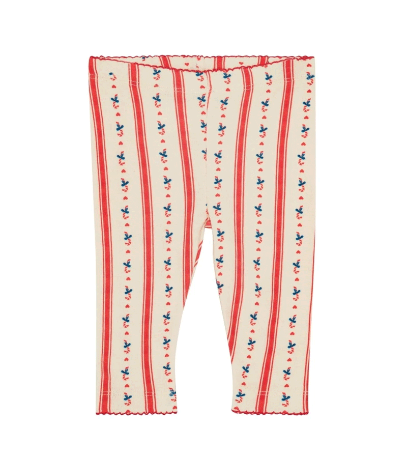 Noelle Stripe Baby Fresa Jersey Leggings by Floss