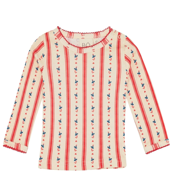 Noelle Stripe Fresa Jersey Blouse by Floss