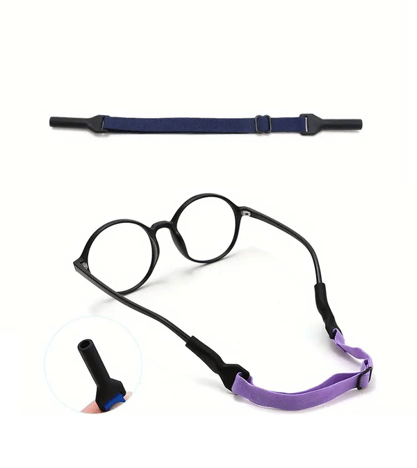 Children's Navy Glasses Strap