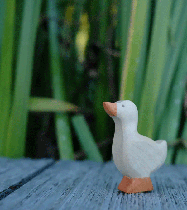 Wooden Gosling by Holzwald