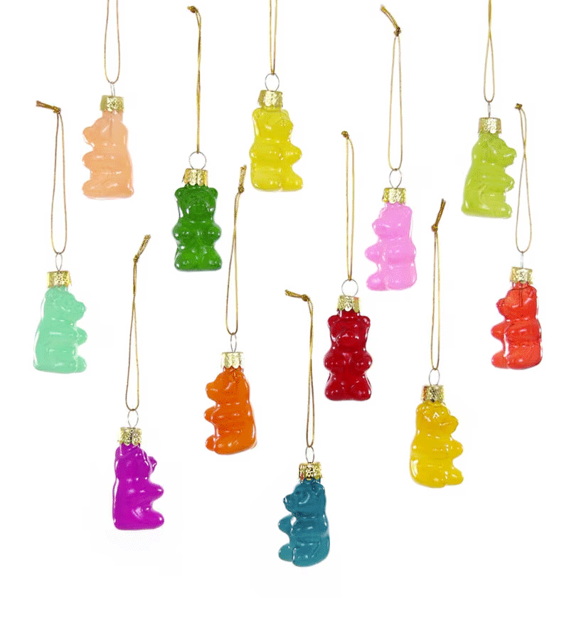 Gummy Bear Glass Ornament by Cody Foster