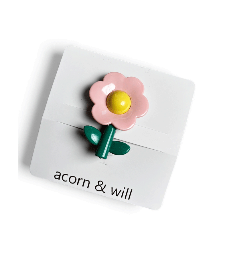 Rose Daisy Hair Clip by Acorn & Will