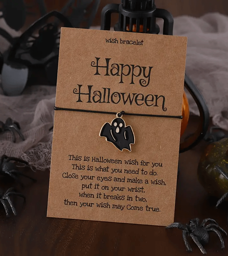 Ghost Halloween Wish Bracelet