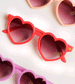 Red Love Heart Sunglasses with UV400 protection