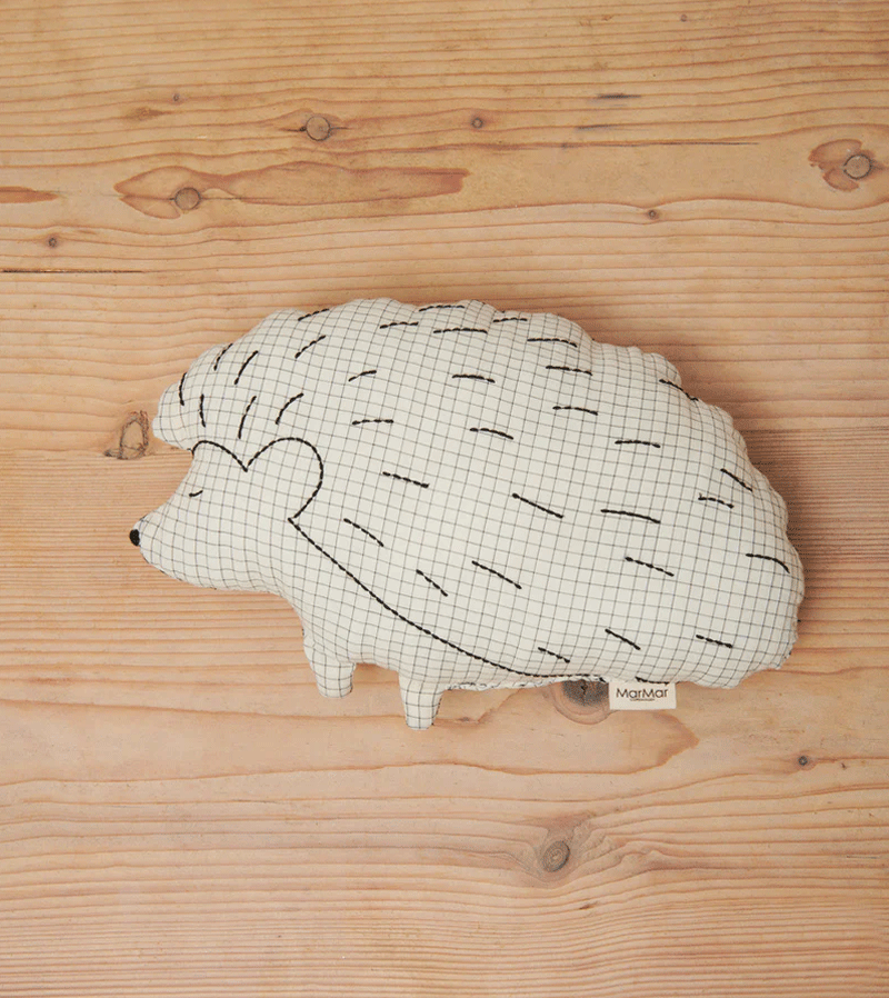 Forest Friends Hedgehog Cushion by MarMar Copenhagen