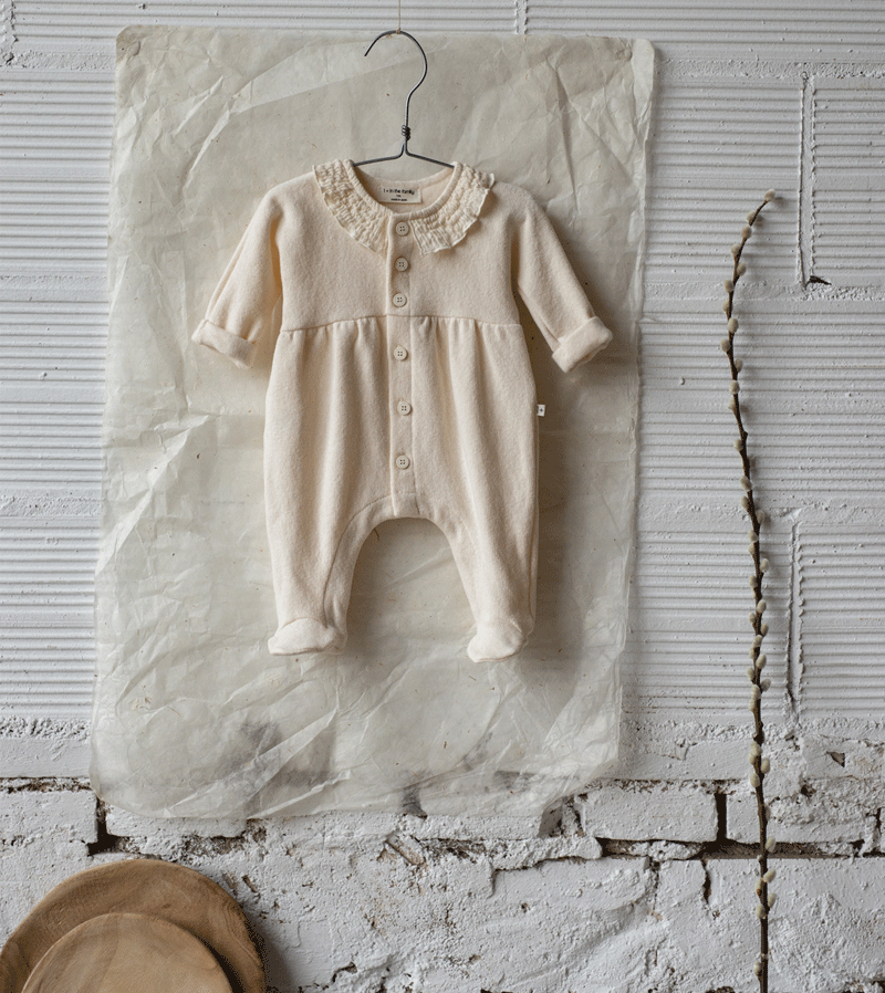 Ecru Helen Onesie by 1+ in the Family