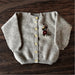 Sand Embroidered Flower Cardigan by RKO