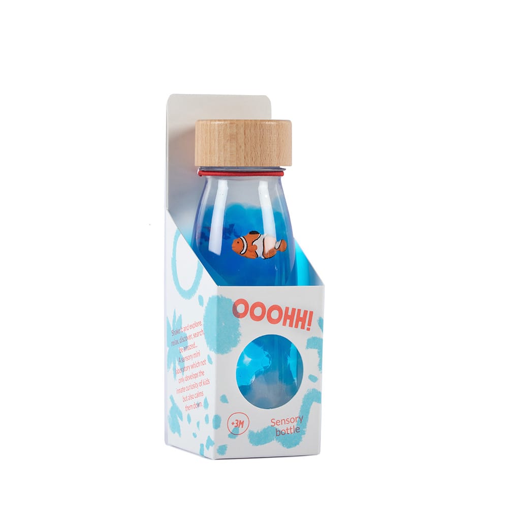 Fish Sensory Toy Sound Bottle by Petit Boum