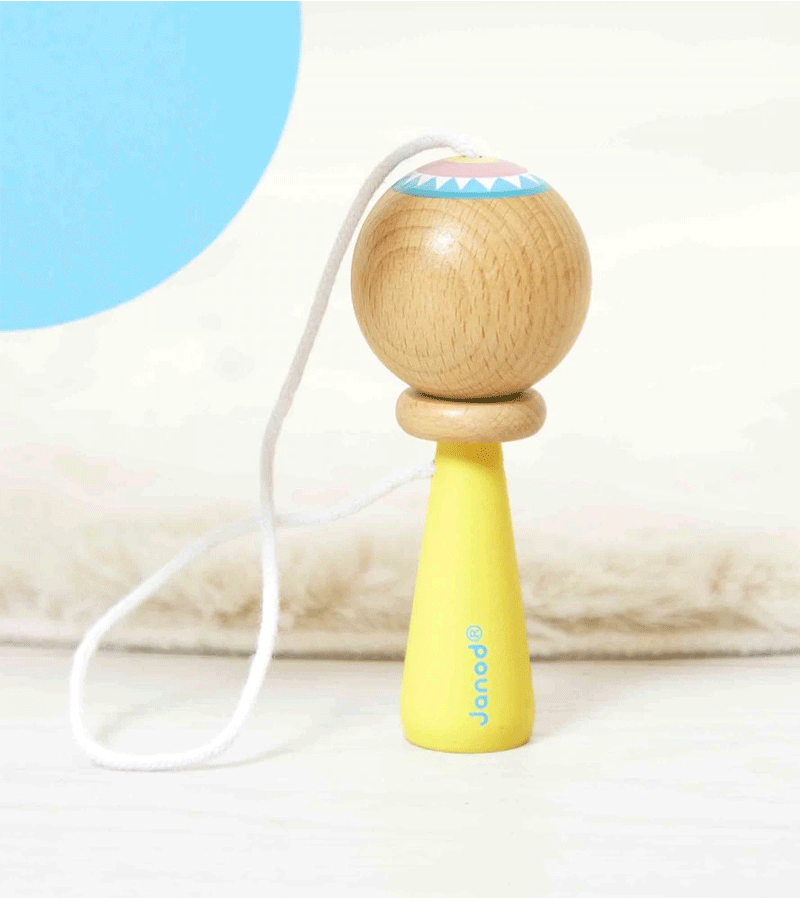 Applepop Wooden Ball Catching Game by Janod