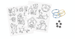 10 Shrink Plastic Decorations Cats & Dogs by Janod