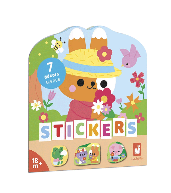 The Countryside Decor and Stickers Book by Janod