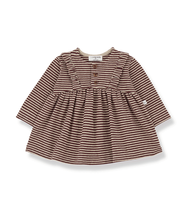 Melanzana Stripe Jasmin Dress by 1+ in the Family