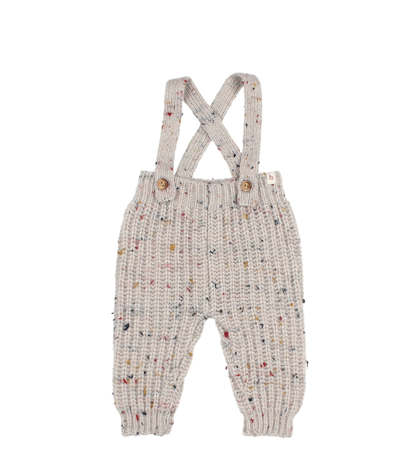 Pearl Grey Botonato Knitted Jumpsuit by Buho