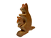 Wooden Kangaroo with Baby by Holzwald