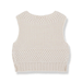 Ecru Karin Knitted Vest by 1+ in the Family