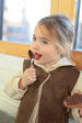 Katja Faux Fur Gilet by 1+ in the Family