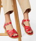 Children's Original Red Sandal By Saltwater