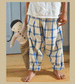 Window Pane Check Handwoven Cotton Trousers