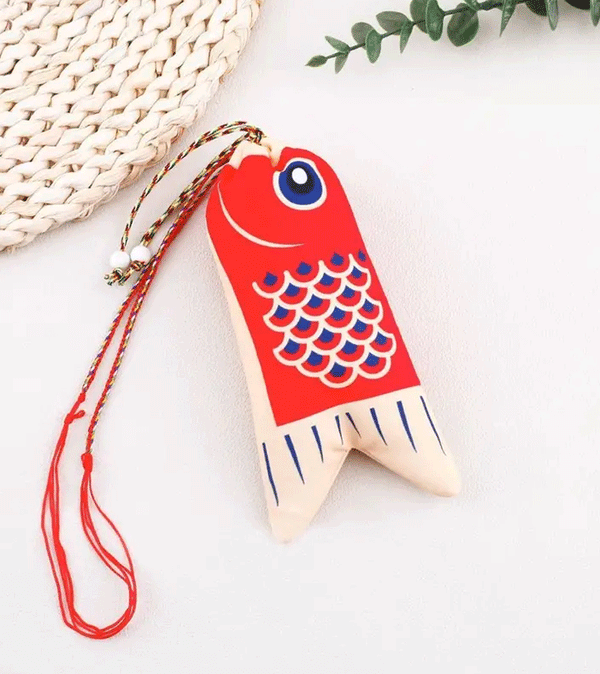Red Koi Fish Coin Pouch