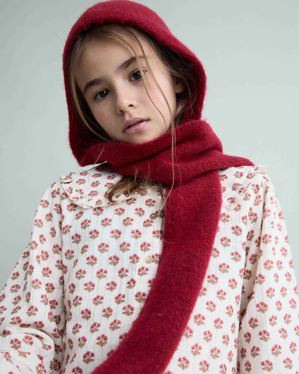 Cherry Knitted Girly Tie Hat by Buho