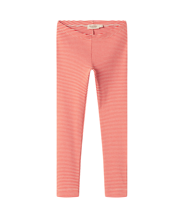 Red Stripe Modal Leggings by MarMar Copenhagen