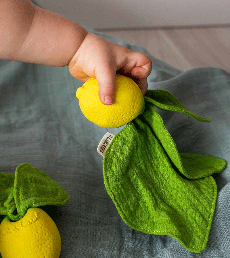 John Lemon Comforter and Teether by Oli and Carol