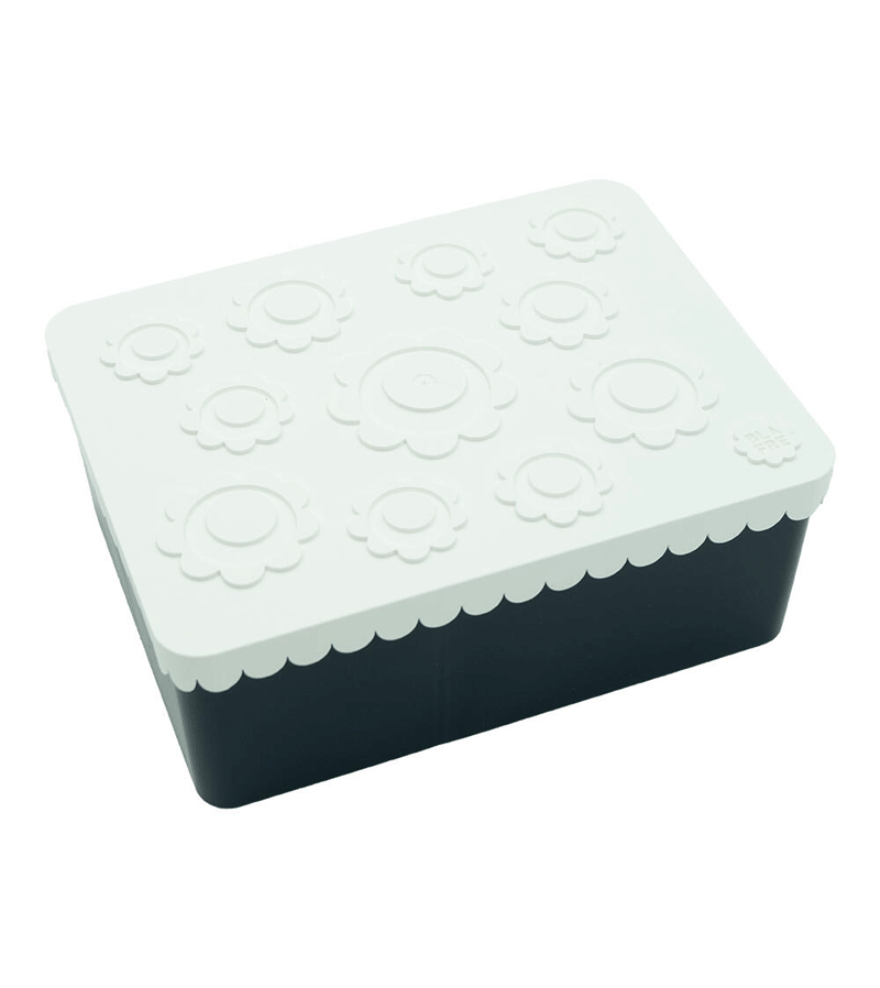 Navy & White Flower Lunch Box by Blafre
