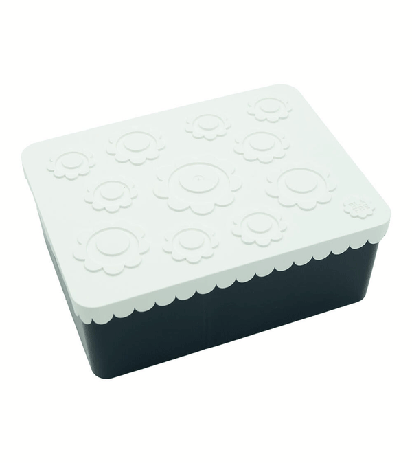 Navy & White Flower Lunch Box by Blafre