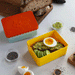 Peach & Blue Puffin Lunch Box by Blafre