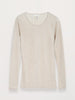 Womens Slim Striped Tee in Oat & Ecru by Serendipity