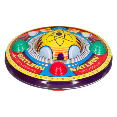 Retro Wind up Tin Ufo Flying Saucer