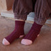 Wine Red Re-Stock Socks by mp Denmark