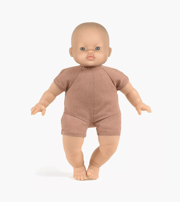 Mae 28cm Soft Body Baby Doll with Blue Eyes by Minikane