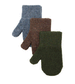 Green Blue & Brown 3 Pack Magic Merino Wool Mittens by Mikk-Line
