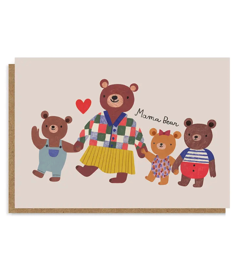 Mama Bear Card by Daria Solak Illustrations