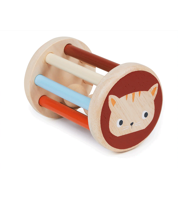 Rolling Kitten Rattle by Mentari