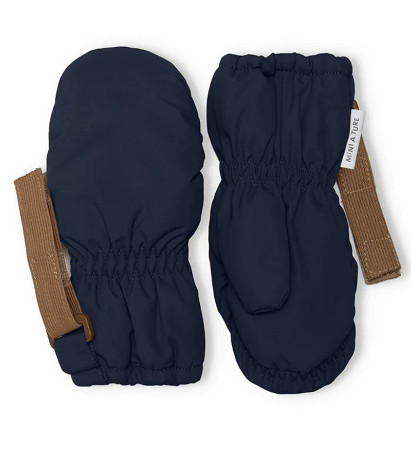 Outer Space Cordt Fleece lined Waterproof Mittens by MiniAture