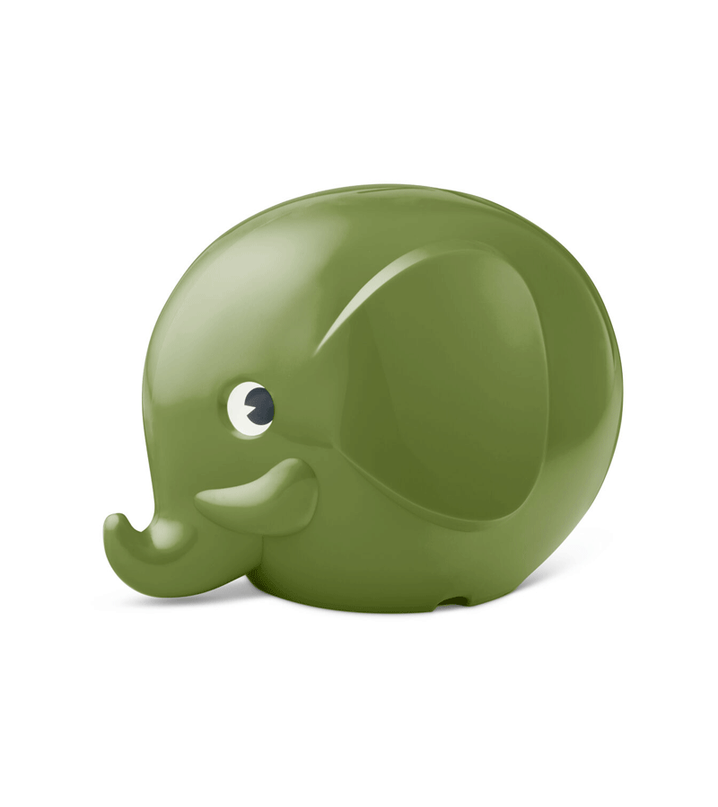 Moss Green Elephant Money Box by Norsu