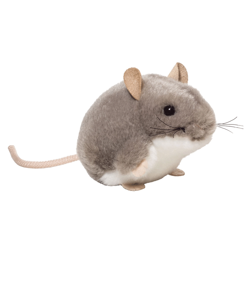 Plush Grey Mouse by Teddy Hermann