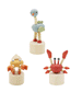 Assorted Wooden Push Up Sea Animals