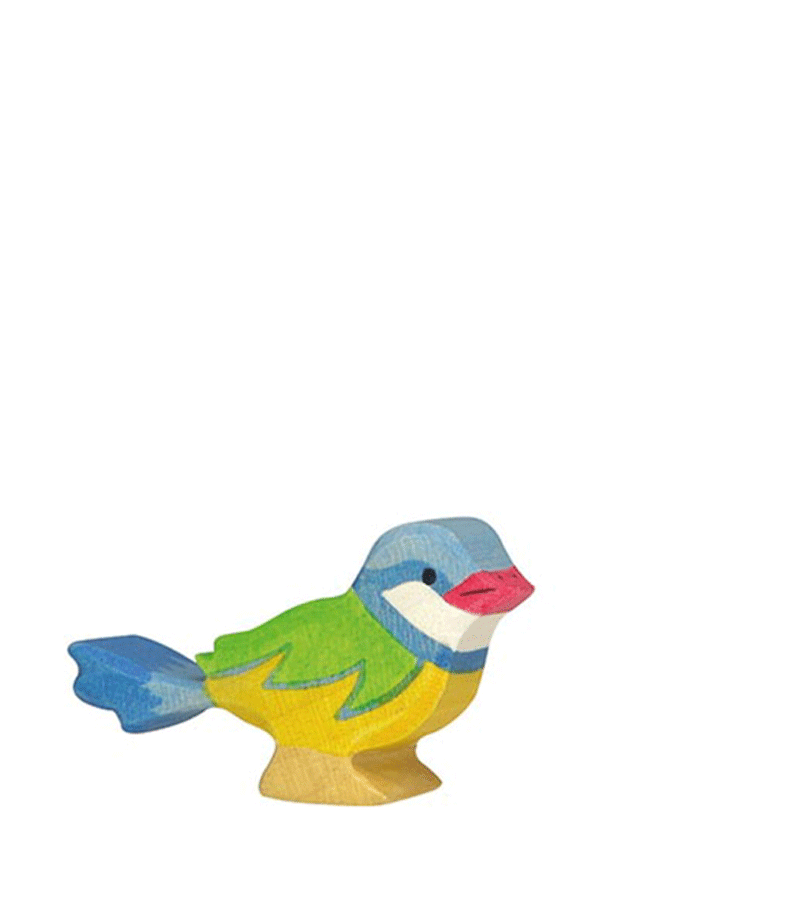 Wooden Blue Tit by Holztiger