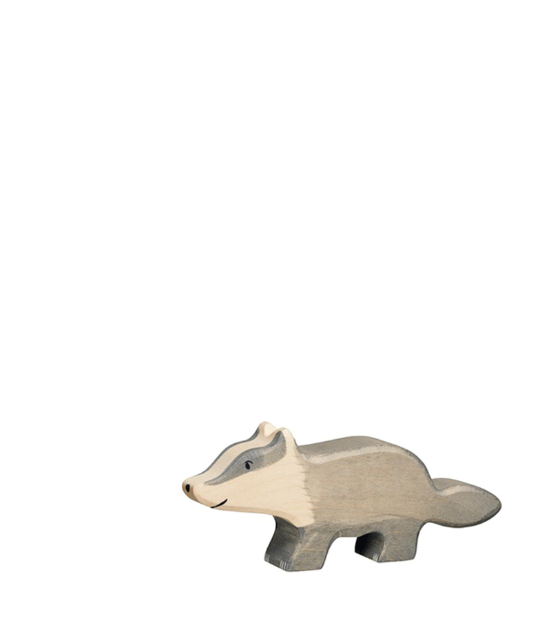 Wooden Badger by Holztiger