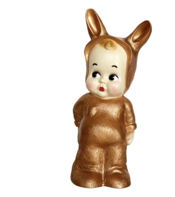 Copper Baby Lapin and Me Lamp